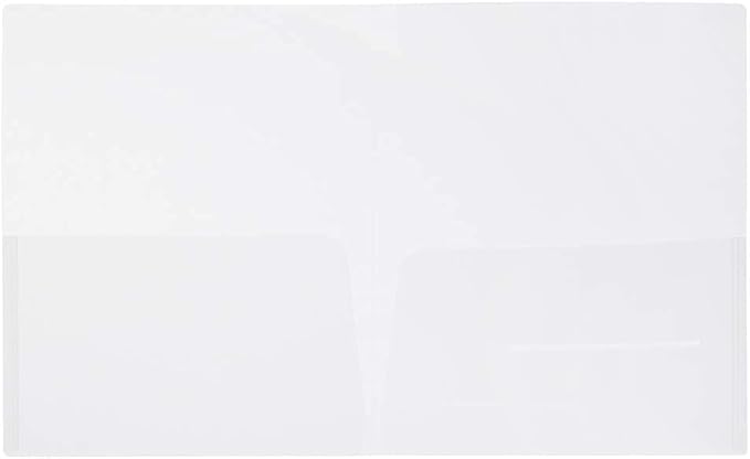 JAM PAPER Plastic Light Weight Flexible Two Pocket Presentation Folders - Image 3