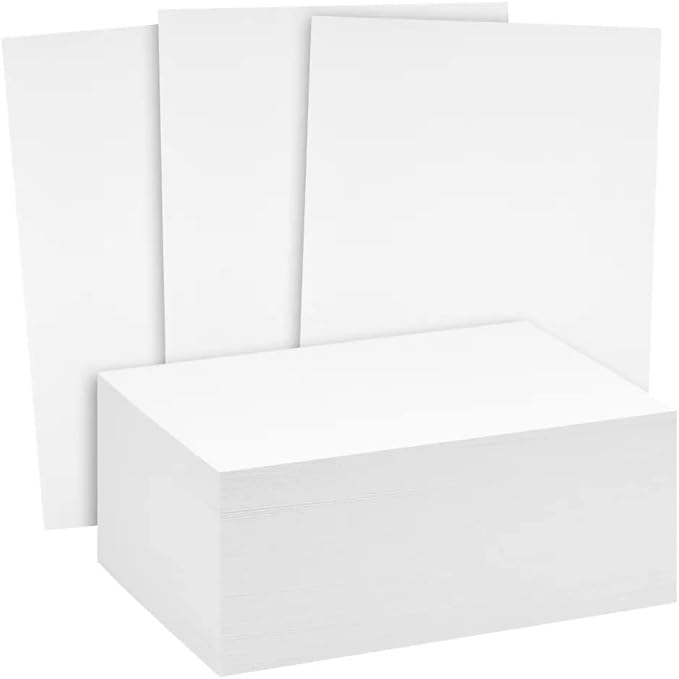 Reskid White Cardstock Thick Paper - Image 3