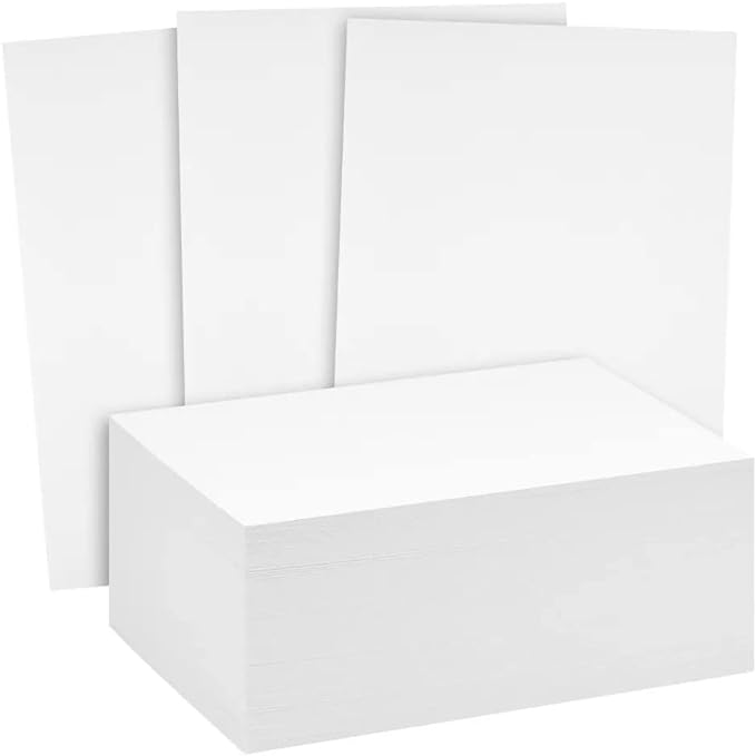 Reskid 100 Pack of 4x6 Thick Heavyweight Index Cards on 110lb Card Stock - Image 6