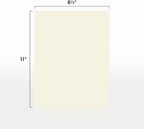 LUXPaper 8.5" x 11" Classic Crest Paper | Letter Size | Natural White | 24lb. - Image 2
