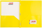 JAM PAPER Plastic 2 Pocket POP Folders - Image 4