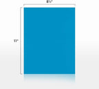 LUXPaper 8.5" x 11" Cardstock | Letter Size | Pool Blue | 100lb. Cover | 50 Qty - Image 2