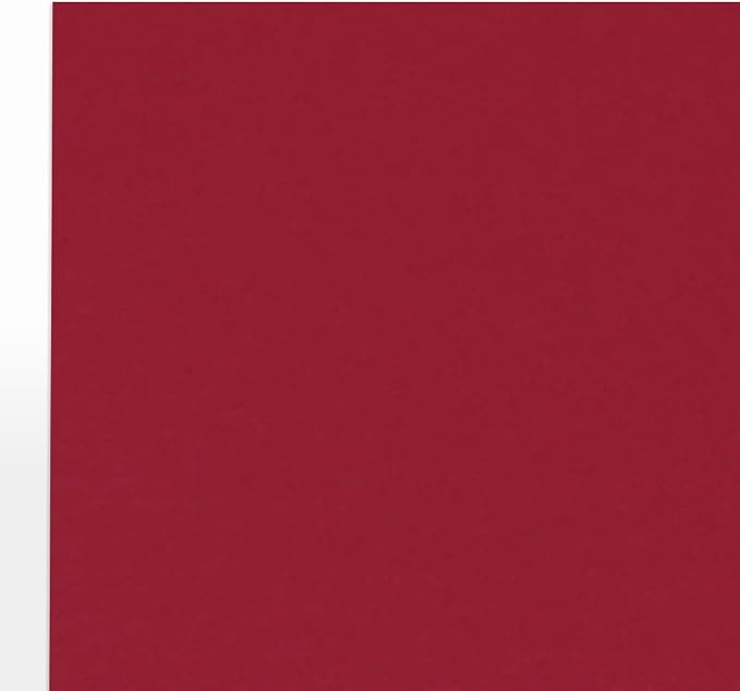 LUXPaper 8.5" x 11" Paper | Letter Size | Garnet Red | 80lb. Text | 50 Qty - Image 7