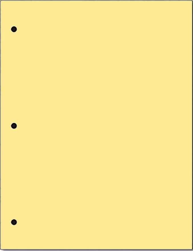 Copy And Printing Color Paper, 20 Lb. 3 Hole Punch 500 Sheets Per Ream. - Image 4