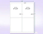 8-1/2 x 11" Neon Color High Light Fluorescent Labels - Image 2