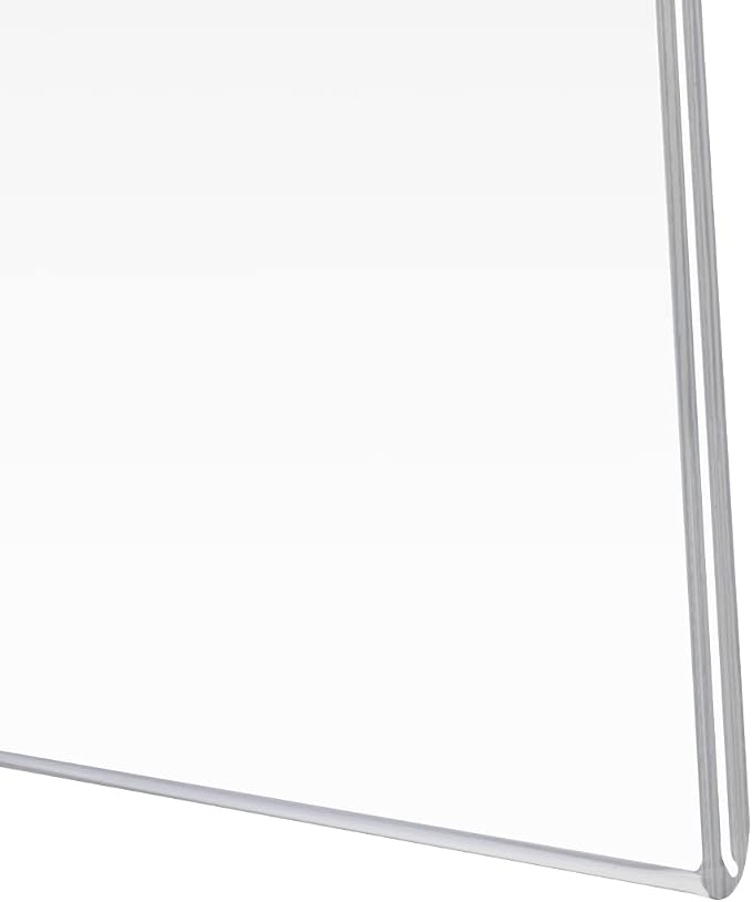 PecMuikee Acrylic Sign Holder 8.5x11, Wall Mount Acrylic Sign Holder and - Image 7