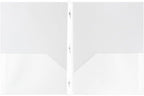 JAM PAPER Plastic 2 Pocket POP Folders - Image 2