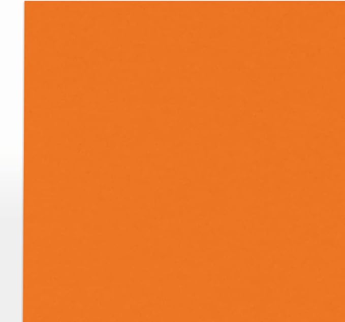 LUXPaper 8.5" x 11" Paper | Letter Size | Mandarin Orange | 80lb. Text | 250 Qty - Image 7