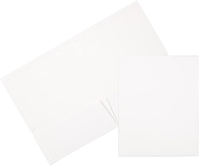 JAM PAPER Laminated Two Pocket Glossy School Folders by JAMPaper