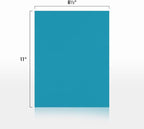 LUXPaper 8.5" x 11" Paper | Letter Size | Bright Blue | 60lb. Text | 500 Qty - Image 2