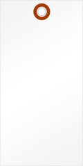 SmartSign 6.25 x 3.125 inch Blank White Shipping Tags by SmartSign