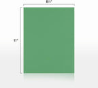 LUXPaper 8.5" x 11" Paper | Letter Size | Holiday Green | 80lb. Text | 50 Qty - Image 2