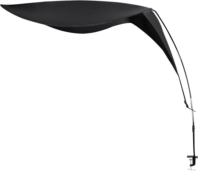 Adjustable Office Cubicle Desk Shade –Blocks Light and Visual Distractions by CKAGF