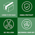 HERKKA Clear Packing Tape, 12 Rolls Heavy Duty Packaging Tape - Image 6
