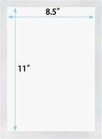 JIUYE 8.5x11 Magnetic Sign Holder, Self-Adhesive Magnetic Frames, Wall Mount - Image 2