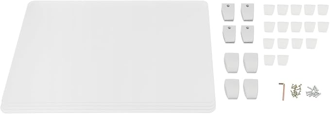4PCS Desk Dividers Office Partitions, Privacy Desk Panel Protective, Frosted - Image 6