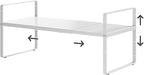 jkxoo 16.5-27’’L Expandable Kitchen Shelf Organizer, Stackable Shelves Organizer by jkxoo