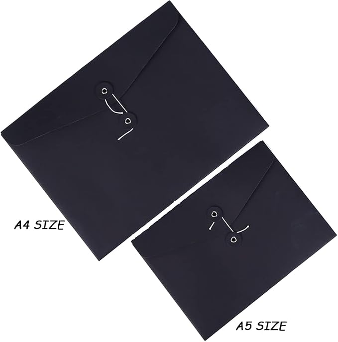 10pcs A4 Kraft Paper Envelopes Portfolio Foolscap File Folders Document Folder - Image 3