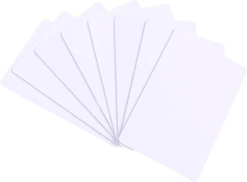 100 Pack - Premium Blank PVC Cards by Klmnduo