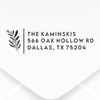 Custom Floral Address Stamp | Choose from 12 Designs | Multiple Ink Color - Image 2