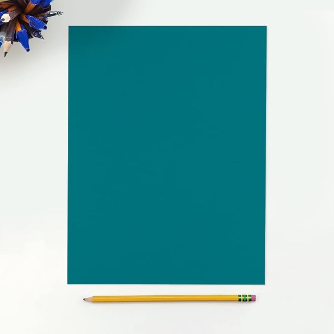 LUXPaper 8.5" x 11" Paper | Letter Size | Teal | 80lb. Text | 500 Qty - Image 3