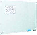 Magnetic Glass Writeboard 48"X36" Premium Tempered Dry Erase Boards Wall - Image 9