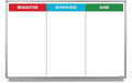 Kanban Whiteboard 60" x 40" by CreativeSafetySupply