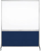 DivideWrite Mobile Whiteboard | Double Sided Dry Erase Board | Portable Office by VERSARE