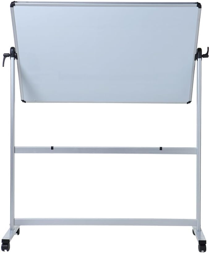 VIZ-PRO Double-Sided Magnetic Mobile Whiteboard, 72 x 40 Inches, Rolling Dry - Image 4