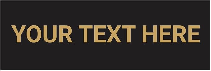 Basic Custom Personalizable Wall or Door Sign | Your Custom Message | Enter by SignsByLITA