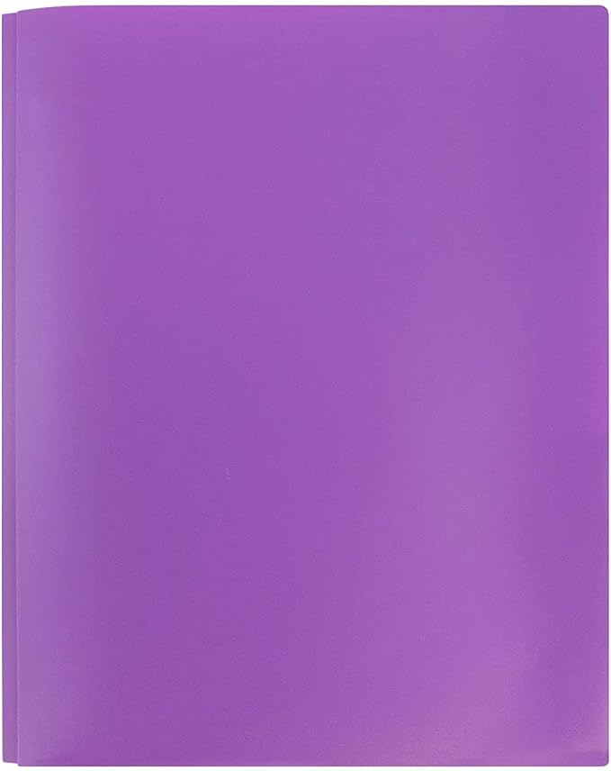 JAM PAPER Plastic Color POP Folders - Image 5
