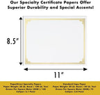 PaperDirect Purple on White Classic Specialty Certificates, 8½ x11, Foil Accents - Image 4