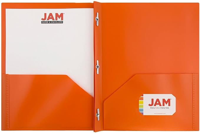 JAM PAPER Plastic Color POP Folders - Image 3
