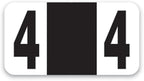 File Right Number Labels Roll – Color-Coded Numeric Filing Labels, 1-5/8" × by Unknown