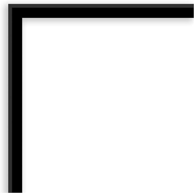 Amanti Art Black Framed Magnetic Board 21x49 Oversize Vision Board - Image 4