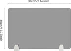 4PCS Desk Dividers Office Partitions, Privacy Desk Panel Protective, Frosted - Image 5