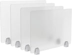 tonchean 4PCS Desk Dividers Office Partitions, Privacy Desk Panel Protective by tonchean