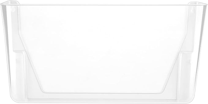 Amazon Basics Expandable Plastic Wall Pockets, File Organizer, Letter Size - Image 2