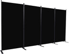 CHOSENM Room Divider, 4 Panel Folding Privacy Screens by CHOSENM