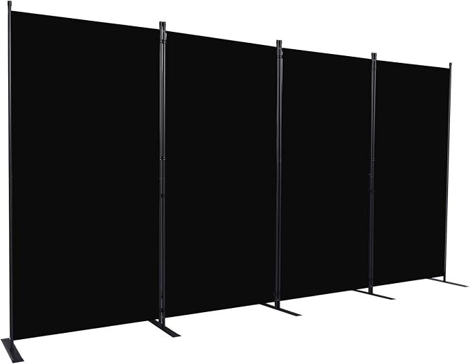 CHOSENM Room Divider, 4 Panel Folding Privacy Screens by CHOSENM