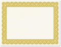 Elite Gold & White Parchment Certificate Papers by Fine+Stationery