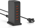 VPSUN USB Charger 6 Port 50W Multi USB Tower Charging Station by VPSUN