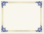Empire Blue, Laser & Inkjet Printer Compatible, by Fine+Stationery