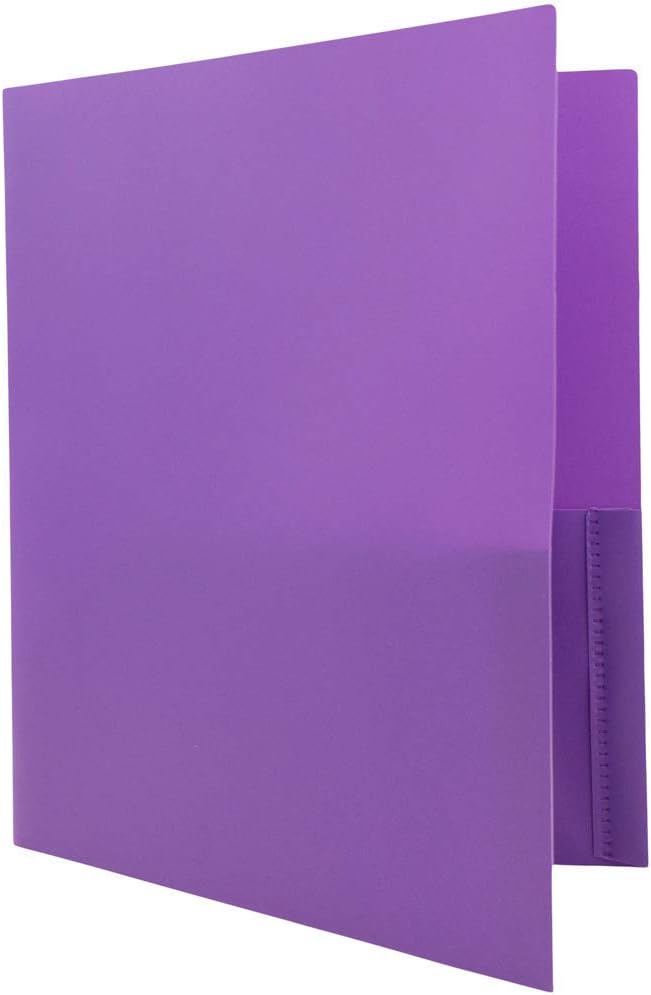 JAM PAPER Plastic Color POP Folders - Image 4