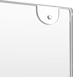 PecMuikee Acrylic Sign Holder 8.5x11, Wall Mount Acrylic Sign Holder and - Image 7