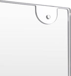 PecMuikee Acrylic Sign Holder 8.5x11, Wall Mount Acrylic Sign Holder and - Image 4