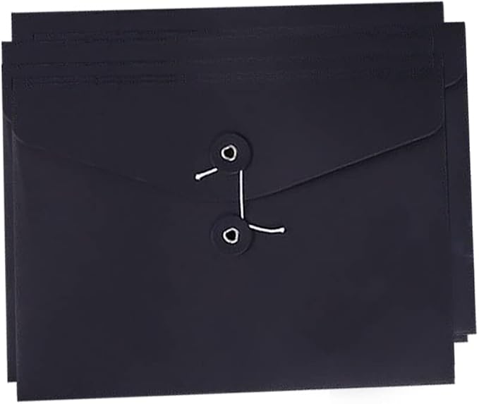 10pcs A4 Kraft Paper Envelopes Portfolio Foolscap File Folders Document Folder by iNelihoo