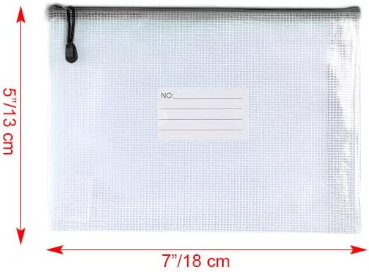 Oaimyy-18 Pcs-Mesh Zipper Pouches File Bags Puzzle Storage Bags Folders Large - Image 2