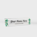 Signs ByLITA Floral Pattern Customized Nameplate | Eucalyptus Personalized Full - Image 8