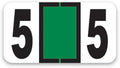 File Right Number Labels Roll – Color-Coded Numeric Filing Labels, 1-5/8" × by Unknown